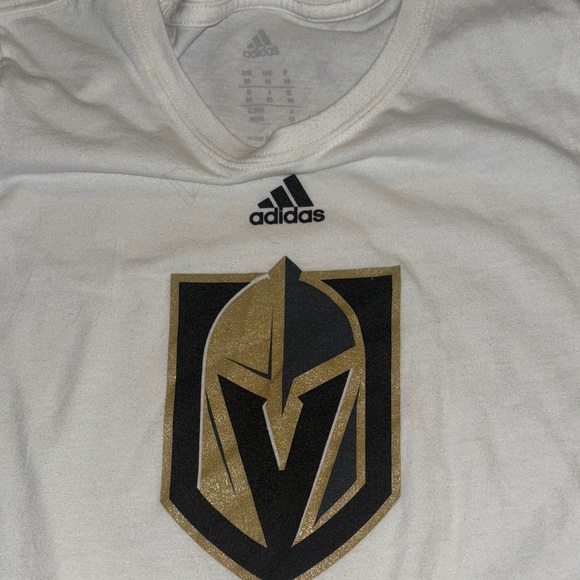 Adidas Women’s Golden Knights NHL White Tee - Picture 2 of 3